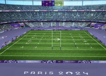 why the olympic marathon paris 2024 has a purple color 135955