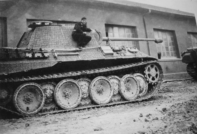 The German army used Zimmerit on various tank models