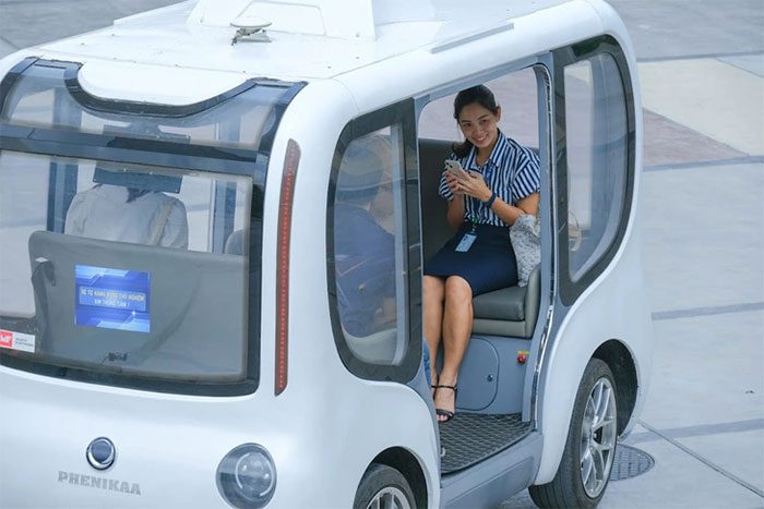 The autonomous vehicle is expected to be a smart, modern public transport option.