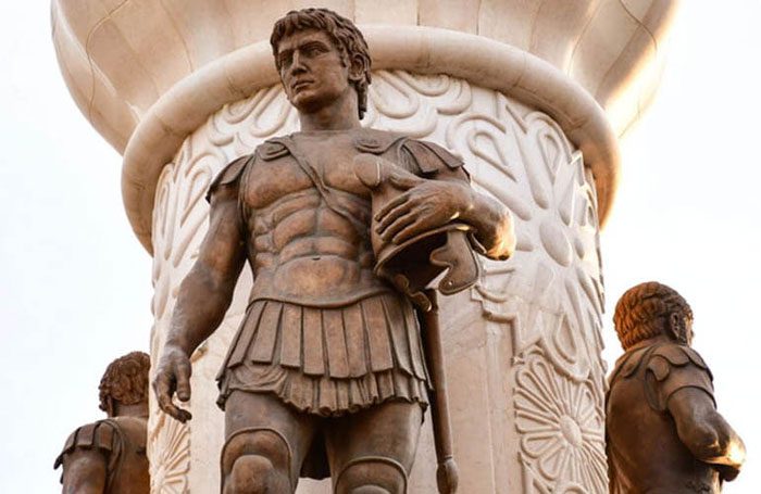 Alexander the Great - a brilliant military leader.