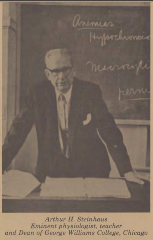 Professor Arthur H. Steinhaus.