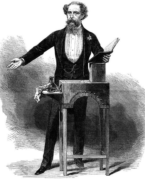 Novelist Charles Dickens