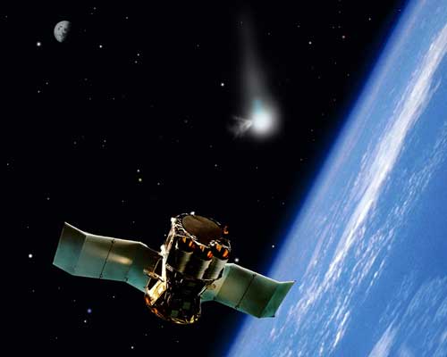 The Deep Impact spacecraft launched a satellite on July 4, 2005