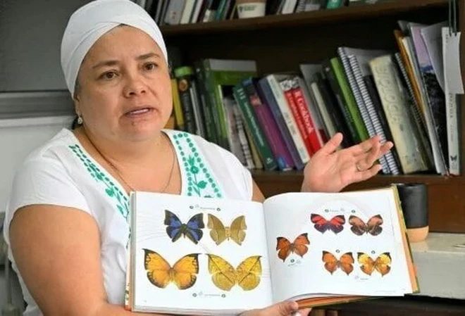 Biologist Maria Fernanda Checa.