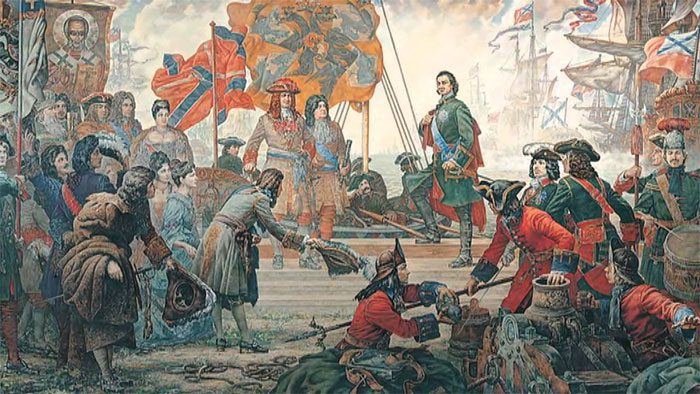 Peter the Great established the first Russian navy.