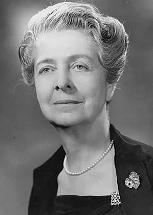 Portrait of scientist Rita Levi-Montalcini in 1975.