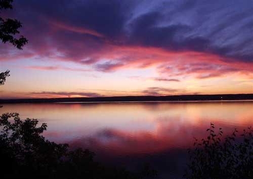 Sunset at the lake1