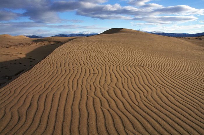 The strange desert located among the icy mountains in Russia