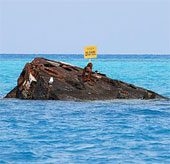 admire the meaning of the sunken ship in the bermuda triangle 56357