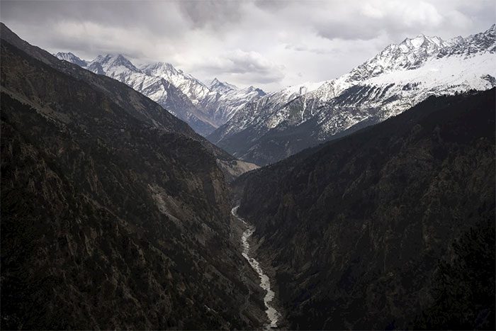 The Himalayas are witnessing record low snowfall rates.