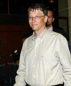 Bill Gates looks older than his typical media appearances