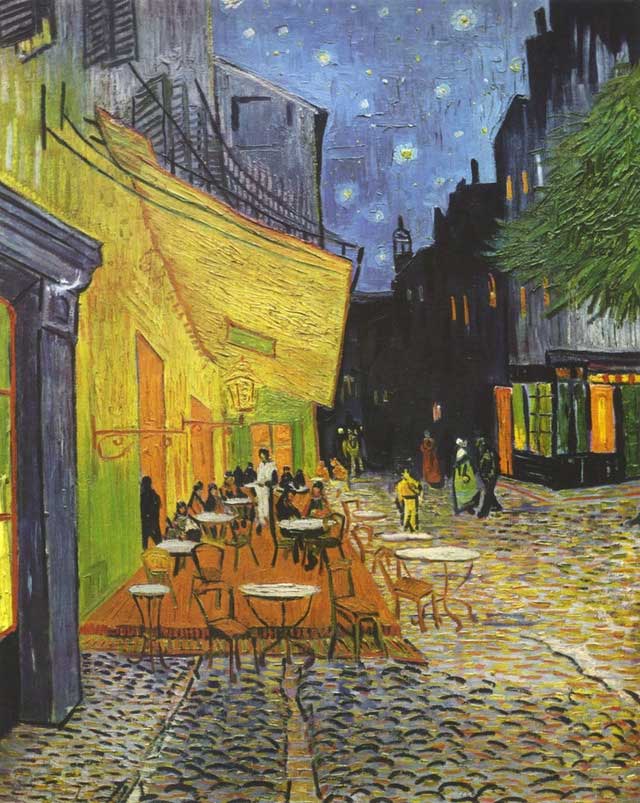 Café Terrace at Night by Vincent van Gogh