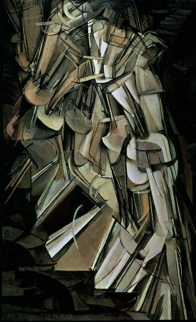 Nude Descending a Staircase, No. 2 by Marcel Duchamp