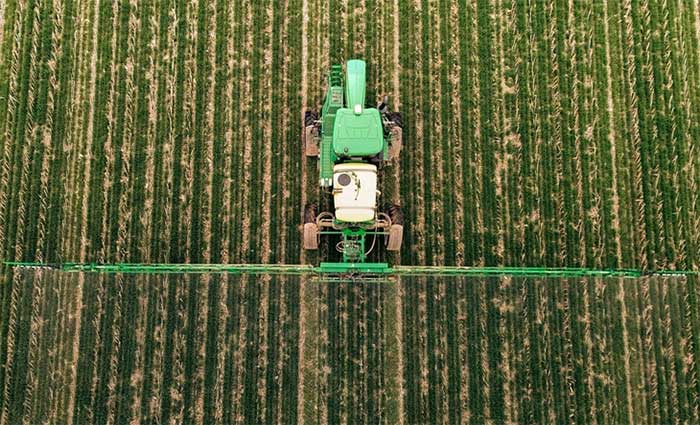 A field preparing for the planting season in Kentucky, USA