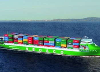 china launches largest electric container ship in the world 134740