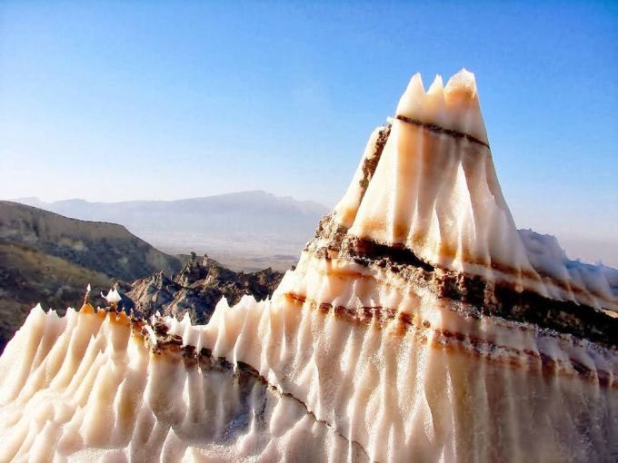 Impressive salt structure in Iran.