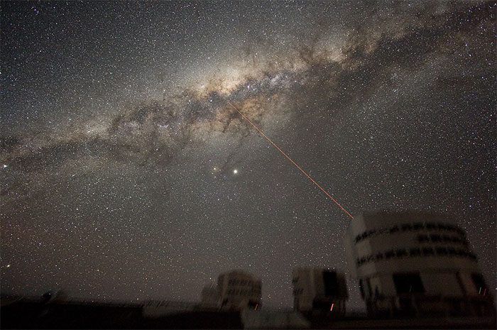 The Milky Way captured from the Very Large Telescope (VLT) system