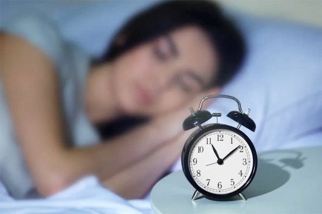 You should sleep around 10-11 PM, not stay up past midnight.