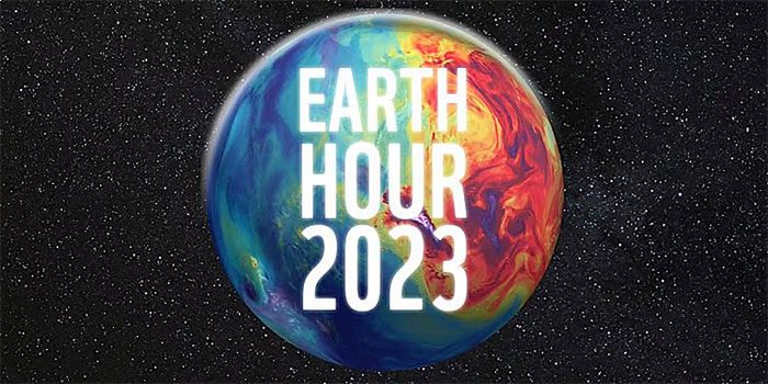 Earth Hour this year will take place from 8:30 PM to 9:30 PM on Saturday, March 25, 2023.