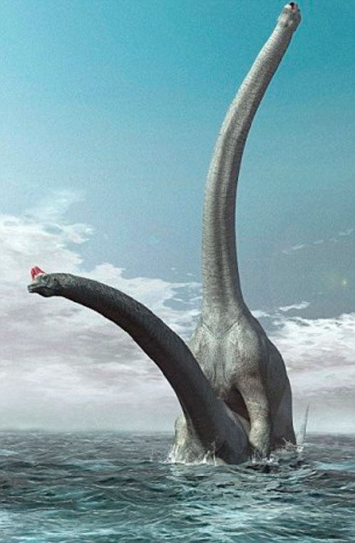 Long-necked dinosaurs would mate underwater