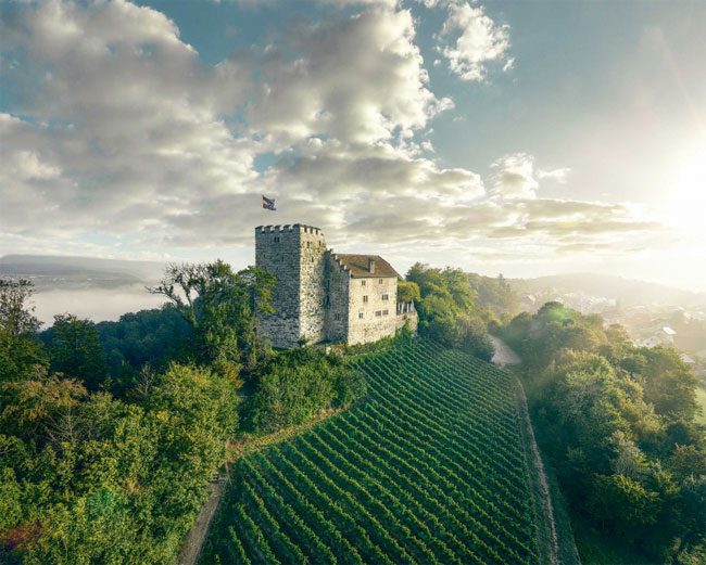 Habsburg Castle in Switzerland