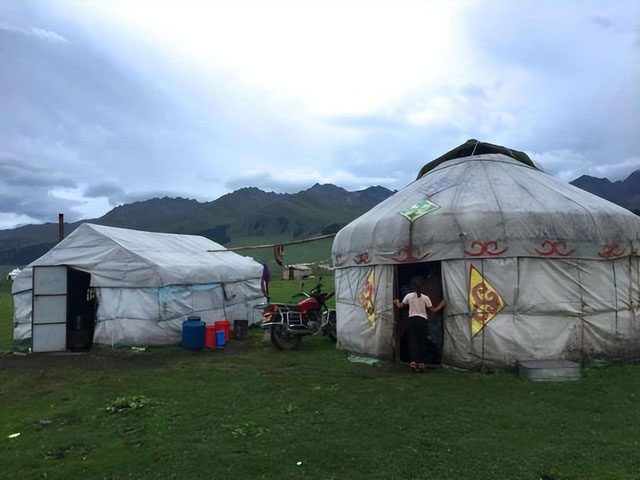 Yurts are the unique dwellings of the Mongols.