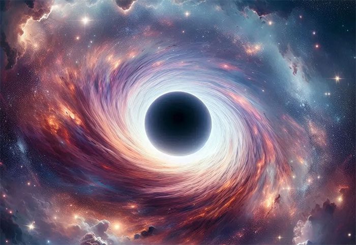 A black hole is a type of wormhole possessing a "downward region"