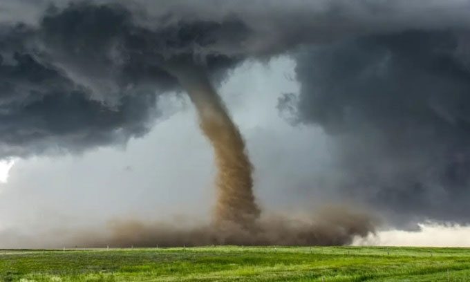 The U.S. experiences over 1,200 tornadoes per year, three to four times more than all other countries combined.