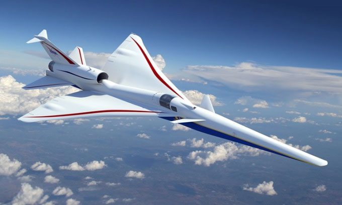 Design of the X-59 supersonic aircraft.