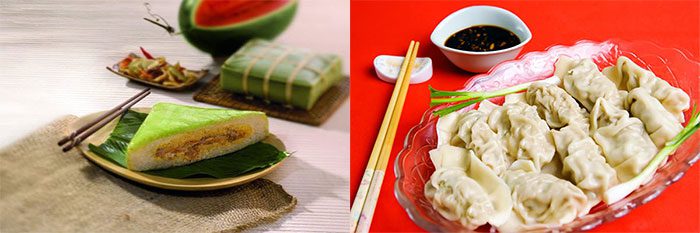 Traditional foods of Vietnamese New Year and Chinese New Year