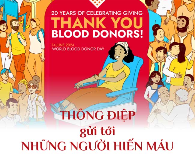 Message to blood donors