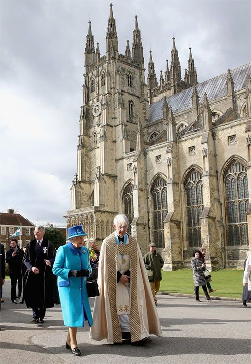 The Queen is the head of the Church of England.