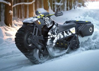 oruga unitrack electric motorcycle color can run on any terrain of the future 134834