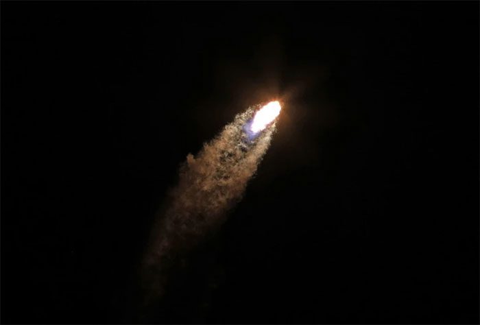 SpaceX's Falcon 9 rocket on a mission