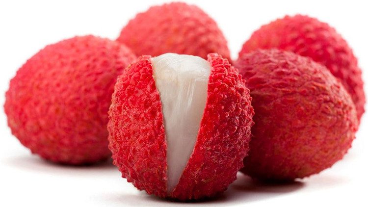 Lychee is a source of B vitamins such as thiamine, riboflavin, niacin, and folate.