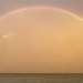 rainbow appears on beach in dania florida 134961