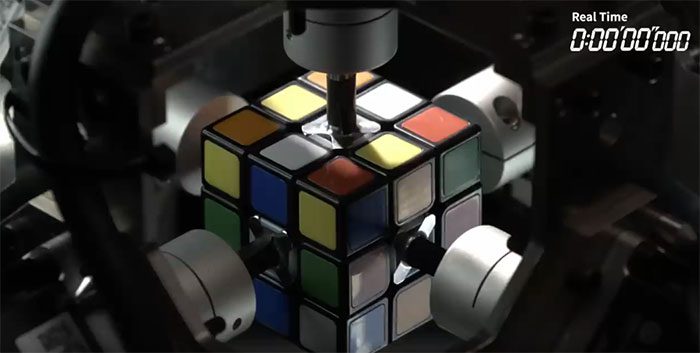 Rubik's cube robot