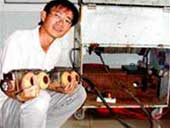 Mr. Hưng and the latest sewer inspection robot
