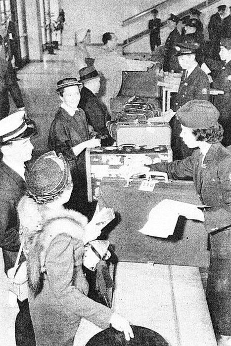 Haneda Airport, Japan in the 1950s.