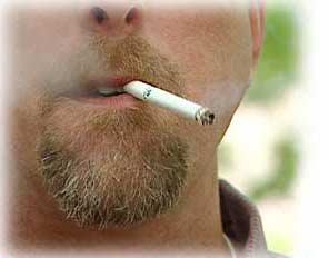Three types of pesticides in tobacco smoke