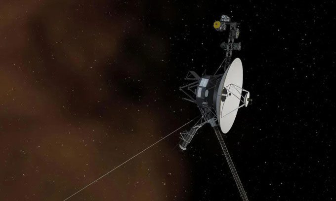 Illustration of Voyager spacecraft.