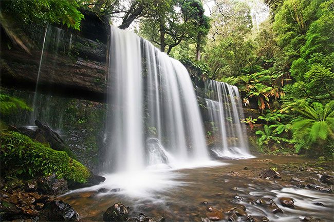 Russell Falls, Mount Field National Park, Australia.