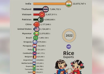 the countries that export the most rice in the world crop year 2023 2024 134865