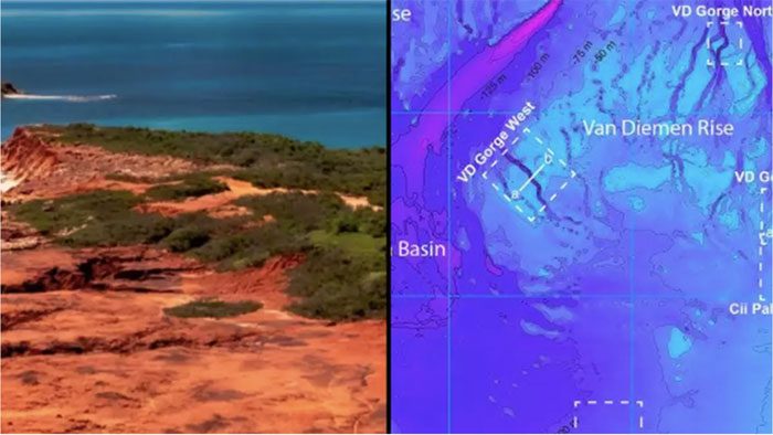 The now-submerged continental shelf was habitable for 65,000 years