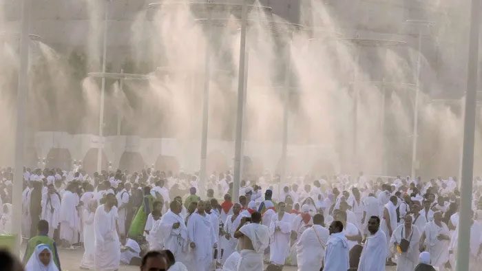 1.8 million pilgrims flock to the city of Mecca, Saudi Arabia to participate in the Islamic Hajj.