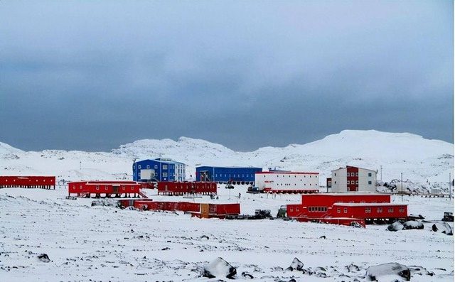 Research station in Antarctica.