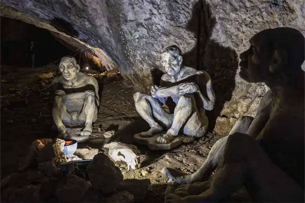 Exhibition at Bacho Kiro Cave near Dryanovo - Bulgaria