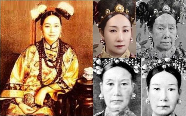 Empress Dowager Cixi from youth to old age.