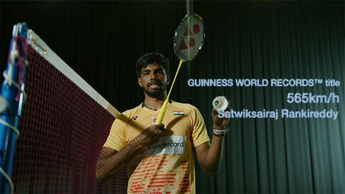 Badminton player Satwiksairaj Rankireddy.