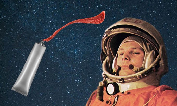 Yuri Gagarin is the first person to eat and drink in space.